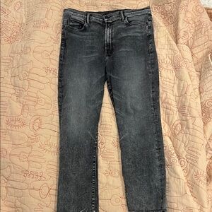 Mother Jeans - High waisted rascal ankle snippet